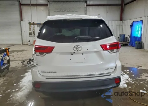 2017 Toyota Highlander Le из США, поврежденный, VIN 5TDBZRFH1HS430936